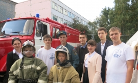 Студенты Петровского филиала СГТУ приняли участие в акции по пожарной безопасности