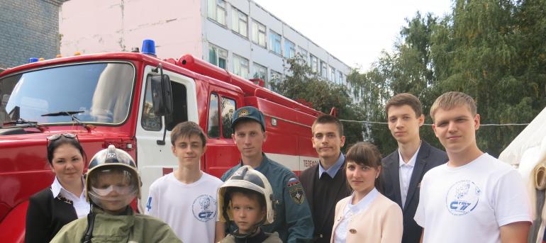 Студенты Петровского филиала СГТУ приняли участие в акции по пожарной безопасности