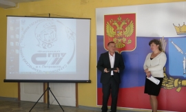 Встреча первокурсников с директором филиала В.В. Гусевым
